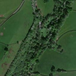 Satellite imagery of Tredustan Motte, GB