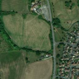 Satellite imagery of Queen Margarets Camp, GB