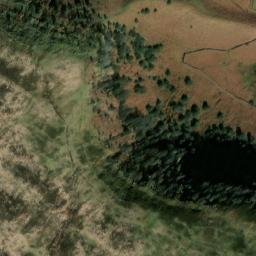 Satellite imagery of cairn, GB