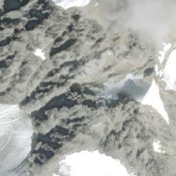 Satellite imagery of Mount Geryon, CA