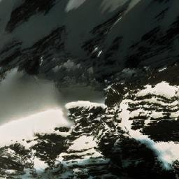 Satellite imagery of Mount Erasmus, CA
