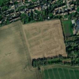 Satellite imagery of Clavering Castle, GB