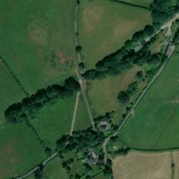 Satellite imagery of Aberyscir Motte, GB