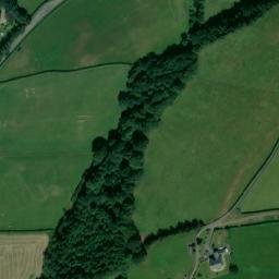 Satellite imagery of Aberyscir Motte, GB