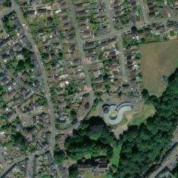 Satellite imagery of Brecon Castle, GB