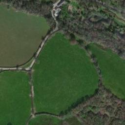 Satellite imagery of Llanfyrnach Motte, GB