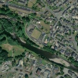 Satellite imagery of Brecon Castle, GB