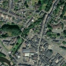 Satellite imagery of Brecon Castle, GB
