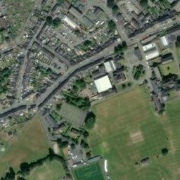 Satellite imagery of Brecon Castle, GB