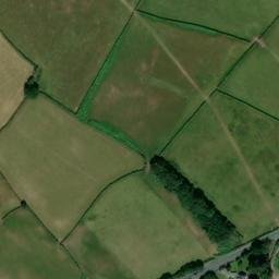 Satellite imagery of Cilwhybert Motte, GB