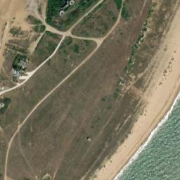 Satellite imagery of Landguard Point, GB