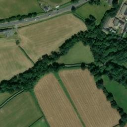Satellite imagery of Cilwhybert Motte, GB