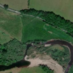 Satellite imagery of Pencelli Castle, GB