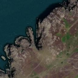 Satellite imagery of St Davids Head, GB