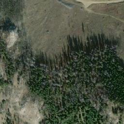 Satellite imagery of Bald Mountain, CA