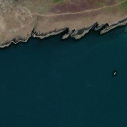 Satellite imagery of St Davids Head, GB
