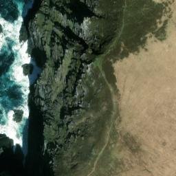 Satellite imagery of Bray Head, IE