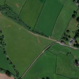 Satellite imagery of Tretower Castle, GB