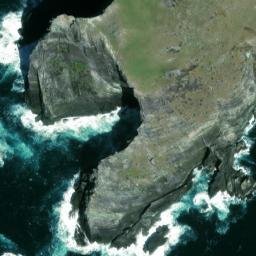 Satellite imagery of Bray Head, IE