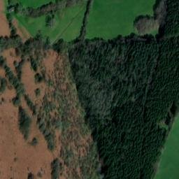 Satellite imagery of Pen y Clawdd Castle, GB