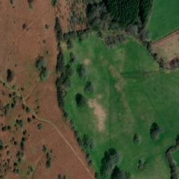 Satellite imagery of Pen y Clawdd Castle, GB