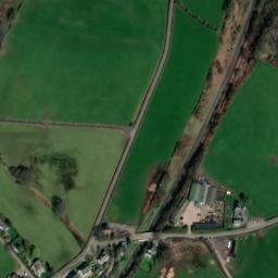 Satellite imagery of Pen y Clawdd Castle, GB