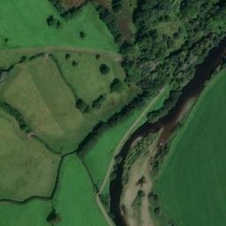 Satellite imagery of Llangathen Castle, GB