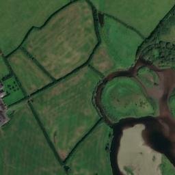 Satellite imagery of Llangathen Castle, GB