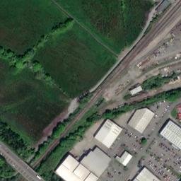 Satellite imagery of Carmarthen Castle, GB