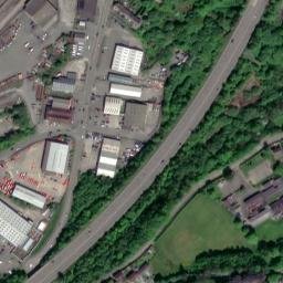 Satellite imagery of Carmarthen Castle, GB