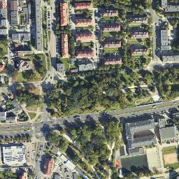 Satellite imagery of Leszno - Pałac XVI w., PL