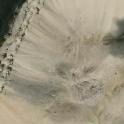 Satellite imagery of Mount Huestis, CA