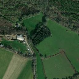 Satellite imagery of Llawhaden Castle, GB