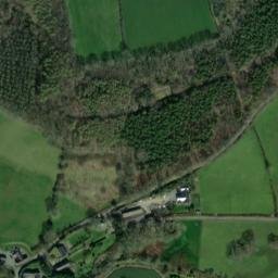 Satellite imagery of Llawhaden Castle, GB