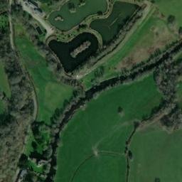 Satellite imagery of Llawhaden Castle, GB