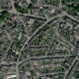 Satellite imagery of Abergavenny Castle, GB