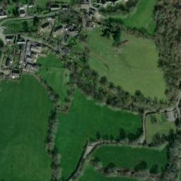 Satellite imagery of Llawhaden Castle, GB