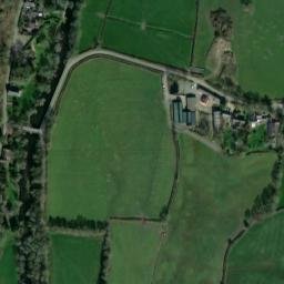 Satellite imagery of Llawhaden Castle, GB