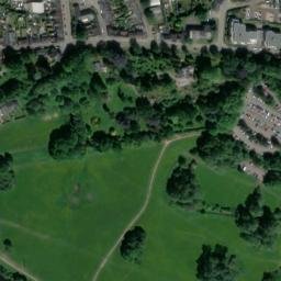 Satellite imagery of Abergavenny Castle, GB