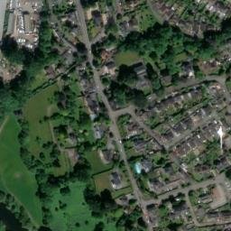 Satellite imagery of Abergavenny Castle, GB