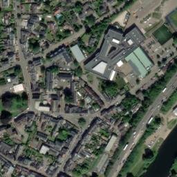 Satellite imagery of Monmouth Castle, GB