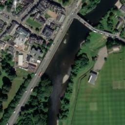 Satellite imagery of Monmouth Castle, GB