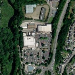 Satellite imagery of Haverfordwest Castle, GB