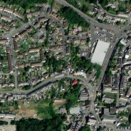 Satellite imagery of Haverfordwest Castle, GB