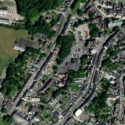 Satellite imagery of Haverfordwest Castle, GB