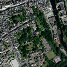 Satellite imagery of Haverfordwest Castle, GB