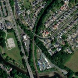 Satellite imagery of Haverfordwest Castle, GB