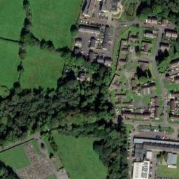 Satellite imagery of Tir y Dail house, GB