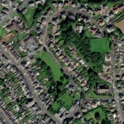 Satellite imagery of Tir y Dail house, GB
