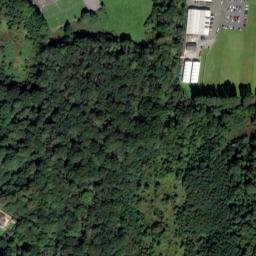 Satellite imagery of Tir y Dail house, GB